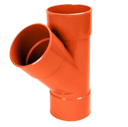 فرع Y مائل UPVC المنى 45° 110 ملم